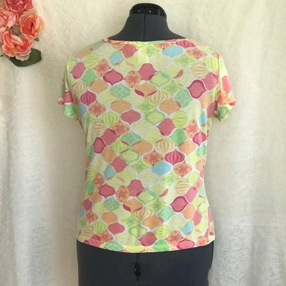 *4/$20* Talbots Colorful Top - Picture 3 of 6